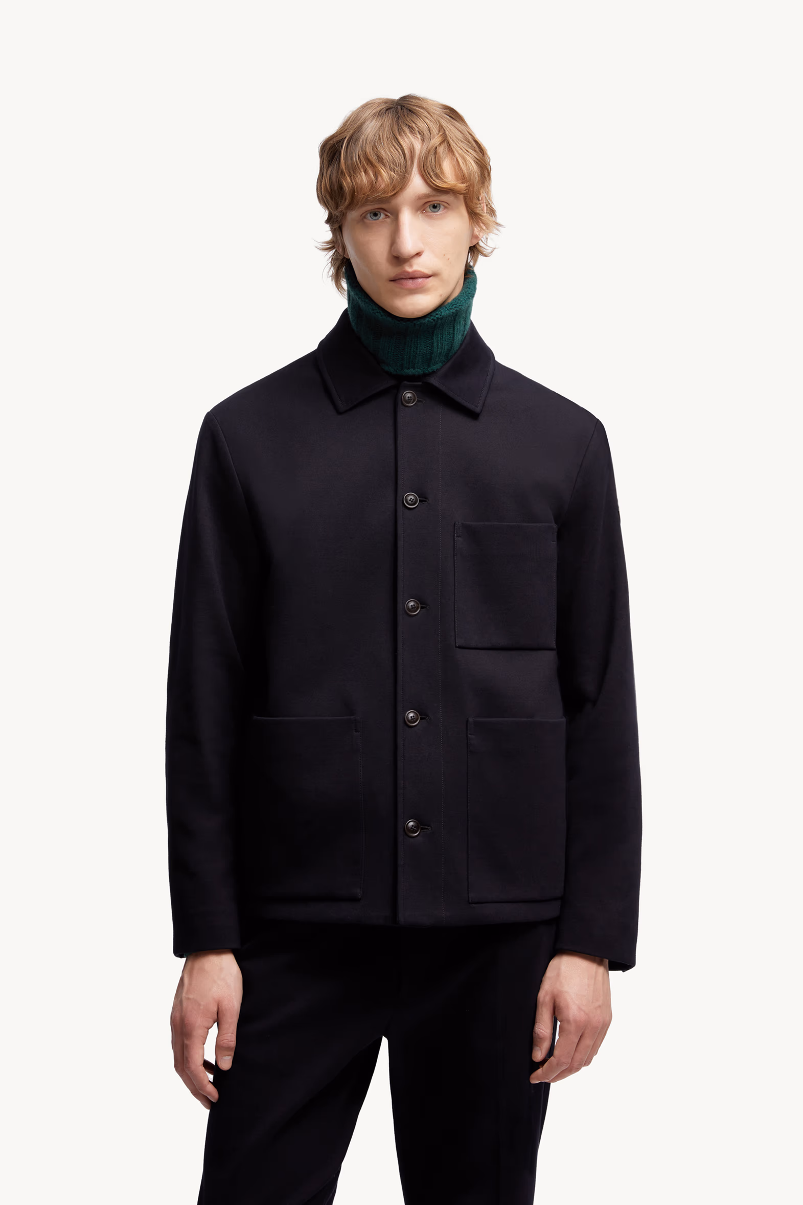 Cabalian Shirt Jacket Men Blue Moncler 3